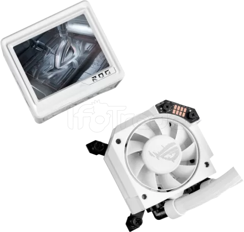 Photo de Kit Watercooling AIO Asus Rog RYUJIN III extreme ARGB - 360mm (Blanc)
