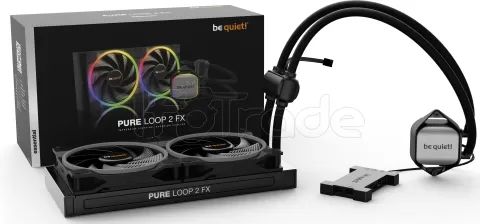 Photo de Kit Watercooling AIO Be Quiet Pure Loop 2 FX RGB - 280mm (Noir)