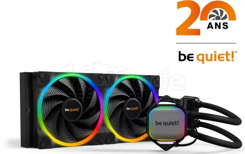 Photo de Kit Watercooling AIO Be Quiet Pure Loop 2 FX RGB - 280mm (Noir)