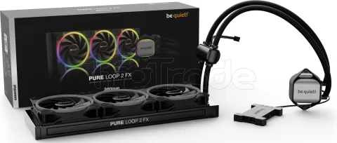 Photo de Kit Watercooling AIO Be Quiet Pure Loop 2 FX RGB - 360mm (Noir)