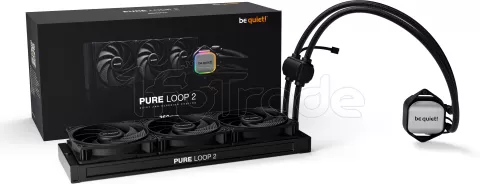 Photo de Kit Watercooling AIO Be Quiet Pure Loop 2 RGB - 360mm (Noir)