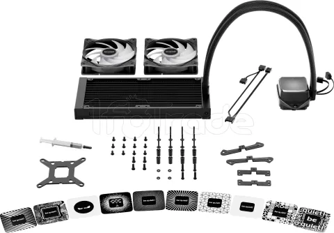 Photo de Kit Watercooling AIO be quiet! Pure Loop 3 LX RGB - 240mm (Noir)