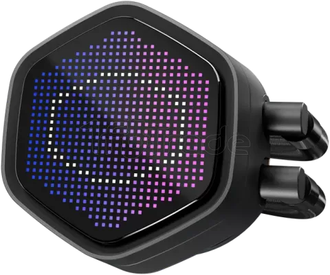 Photo de Kit Watercooling AIO Cooler Master MasterLiquid Atmos II Pixel LED RGB - 240mm (Noir)