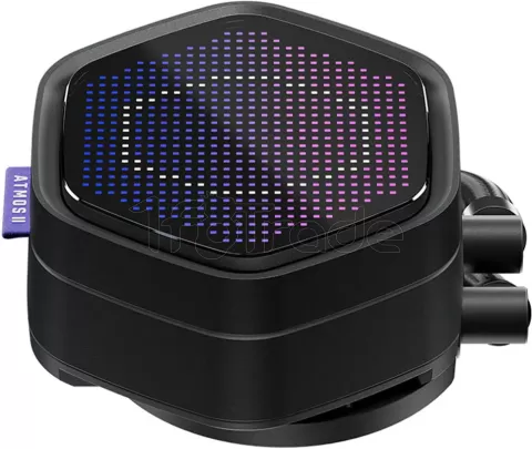 Photo de Kit Watercooling AIO Cooler Master MasterLiquid Atmos II Pixel LED RGB - 360mm (Noir)