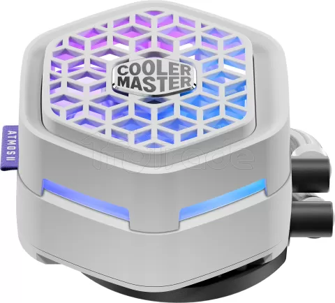 Photo de Kit Watercooling AIO Cooler Master MasterLiquid Atmos II VRM RGB - 240mm (Blanc)