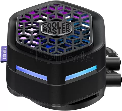Photo de Kit Watercooling AIO Cooler Master MasterLiquid Atmos II VRM RGB - 240mm (Noir)