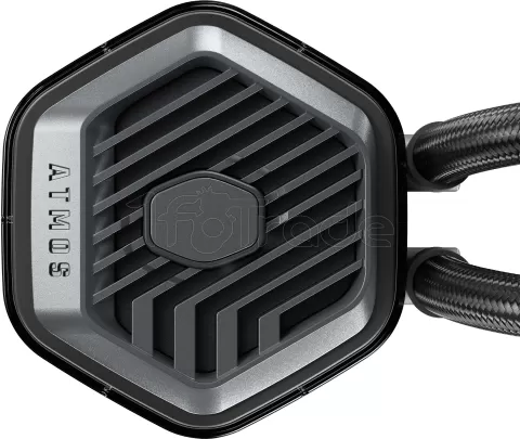 Photo de Kit Watercooling AIO Cooler Master MasterLiquid Atmos Stealth - 360mm (Noir)