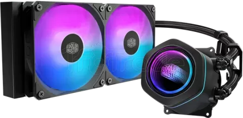 Photo de Kit Watercooling AIO Cooler Master MasterLiquid Core Nex aRGB - 240mm (Noir)