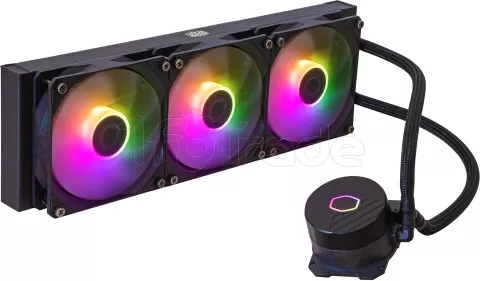 Photo de Kit Watercooling AIO Cooler Master MasterLiquid L Core RGB - 360mm (Noir)