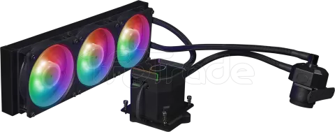 Photo de Kit Watercooling AIO Cooler Master MasterLiquid Sub-Zero Evo RGB - 360mm (Noir)