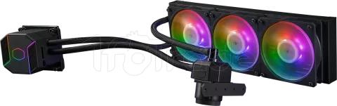 Photo de Kit Watercooling AIO Cooler Master MasterLiquid Sub-Zero Evo RGB - 360mm (Noir)