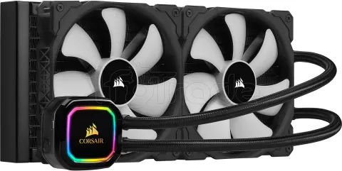 Photo de Kit Watercooling AIO Corsair Hydro Series H115i Pro XT RGB - 280mm (Noir)