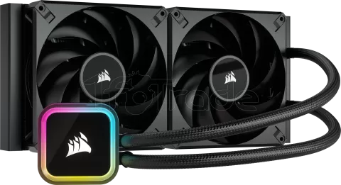 Kit Watercooling AIO Corsair iCue H100i Elite RGB - 240mm (Noir) pour  professionnel, 1fotrade Grossiste informatique