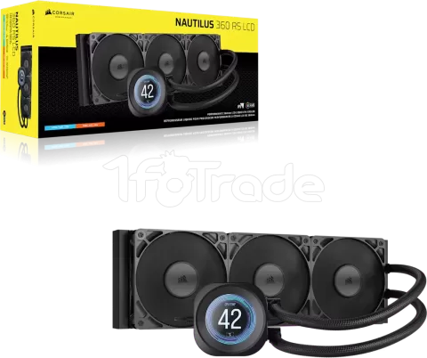 Photo de Kit Watercooling AIO Corsair Nautilus LDC - 360mm (Noir)