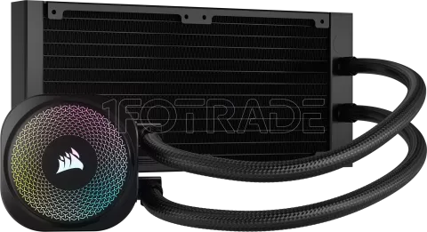 Photo de Kit Watercooling AIO Corsair Nautilus RS RGB - 240mm (Noir)