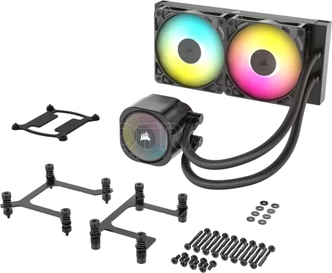 Photo de Kit Watercooling AIO Corsair Nautilus RS RGB - 240mm (Noir)