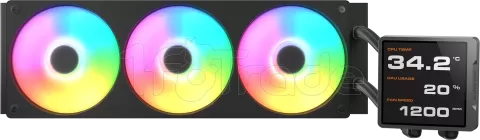 Photo de Kit Watercooling AIO Cougar  Poseidon Vistek Pro RGB - 360mm (Noir)