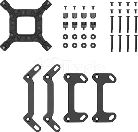 Photo de Kit Watercooling AIO DeepCool LD 240 RGB - 240mm (Noir)