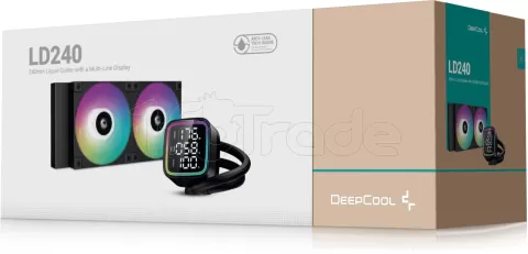 Photo de Kit Watercooling AIO DeepCool LD 240 RGB - 240mm (Noir)