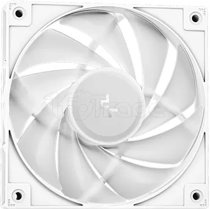 Photo de Kit Watercooling AIO DeepCool LE V2 RGB - 360mm (Blanc)