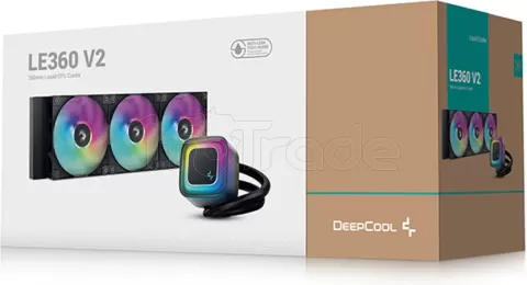 Photo de Kit Watercooling AIO DeepCool LE V2 RGB - 360mm (Noir)
