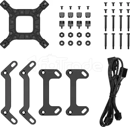 Photo de Kit Watercooling AIO DeepCool LM RGB - 240mm (Noir)