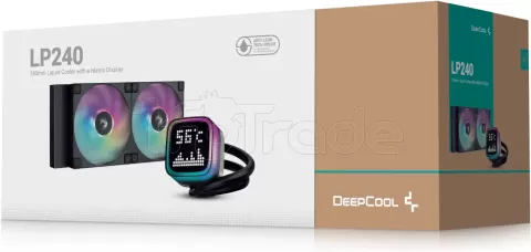 Photo de Kit Watercooling AIO DeepCool LP RGB - 240mm (Noir)
