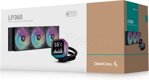 Photo de Kit Watercooling AIO DeepCool LP RGB - 360mm (Noir)