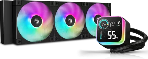 Photo de Kit Watercooling AIO DeepCool LQ RGB - 360mm (Noir)