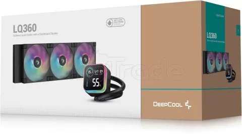 Photo de Kit Watercooling AIO DeepCool LQ RGB - 360mm (Noir)
