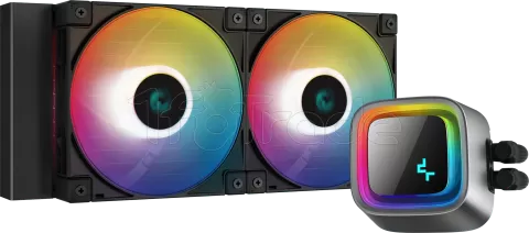 Photo de Kit Watercooling AIO DeepCool LS520  RGB - 240mm (Noir)
