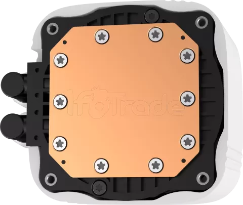 Photo de Kit Watercooling AIO DeepCool LS520 SE RGB - 240mm (Blanc)