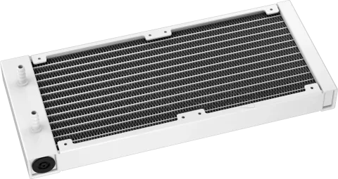 Photo de Kit Watercooling AIO DeepCool LT RGB - 240mm (Blanc)
