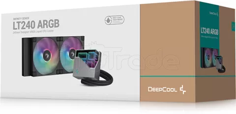 Photo de Kit Watercooling AIO DeepCool LT RGB - 240mm (Noir)