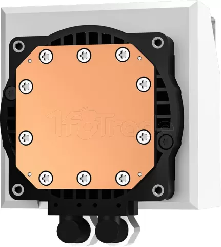 Photo de Kit Watercooling AIO DeepCool LT RGB - 360mm (Blanc)