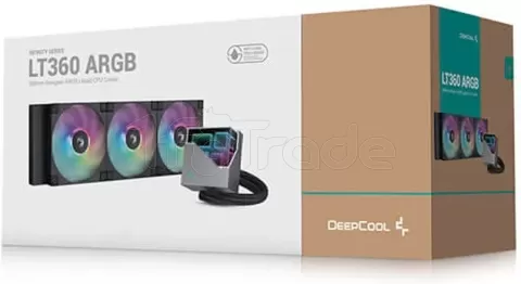 Photo de Kit Watercooling AIO DeepCool LT RGB - 360mm (Noir)