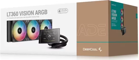 Photo de Kit Watercooling AIO DeepCool LT Vision RGB - 360mm (Noir)