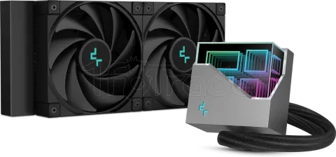 Photo de Kit Watercooling AIO DeepCool LT520 RGB - 240mm (Noir)