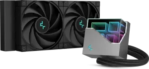 Photo de Kit Watercooling AIO DeepCool LT520 RGB - 240mm (Noir)