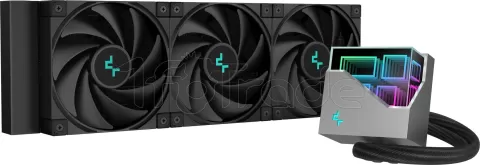 Photo de Kit Watercooling AIO DeepCool LT720 RGB - 360mm (Noir)