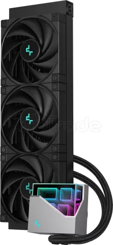 Photo de Kit Watercooling AIO DeepCool LT720 RGB - 360mm (Noir)