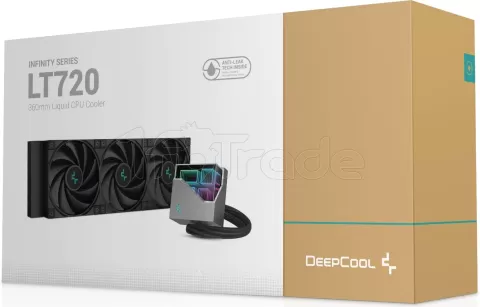 Photo de Kit Watercooling AIO DeepCool LT720 RGB - 360mm (Noir)