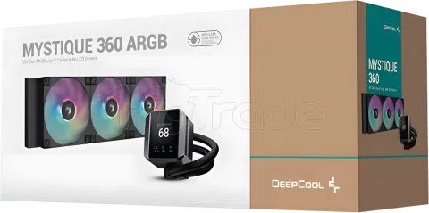 Photo de Kit Watercooling AIO DeepCool Mystique RGB - 360mm (Noir)