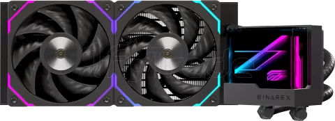 Photo de Kit Watercooling AIO Einarex Vertex RGB - 240mm (Noir)