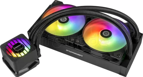 Photo de Kit Watercooling AIO Enermax LiqMaxFlo RGB - 240mm (Noir)