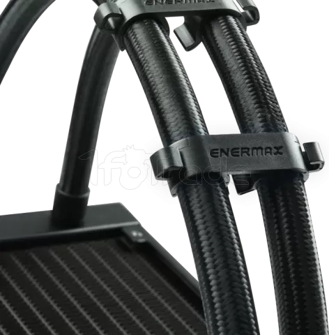 Photo de Kit Watercooling AIO Enermax LiqMaxFlo RGB - 240mm (Noir)