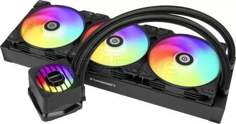 Photo de Kit Watercooling AIO Enermax LiqMaxFlo RGB - 360mm (Noir)