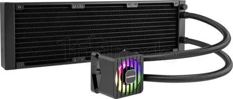 Photo de Kit Watercooling AIO Enermax LiqMaxFlo RGB - 360mm (Noir)