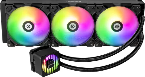 Photo de Kit Watercooling AIO Enermax LiqMaxFlo RGB - 420mm (Noir)