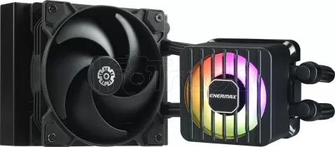 Photo de Kit Watercooling AIO Enermax LiqMaxFlo SR RGB - 120mm (Noir)